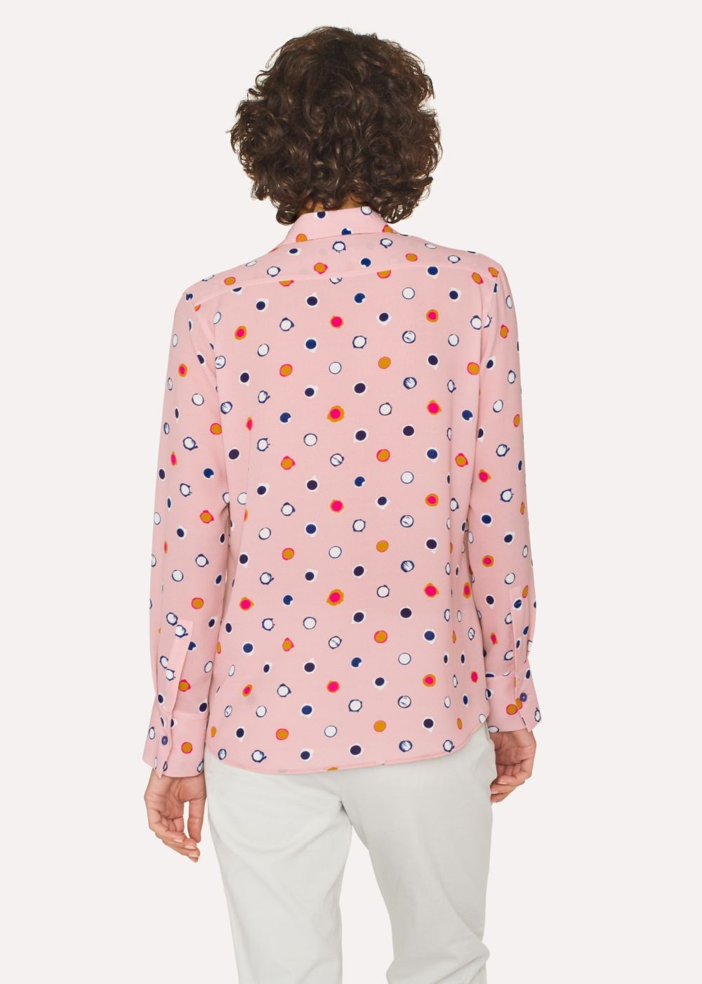 Paul Smith Women's Pink 'scribble Spot' Shirt