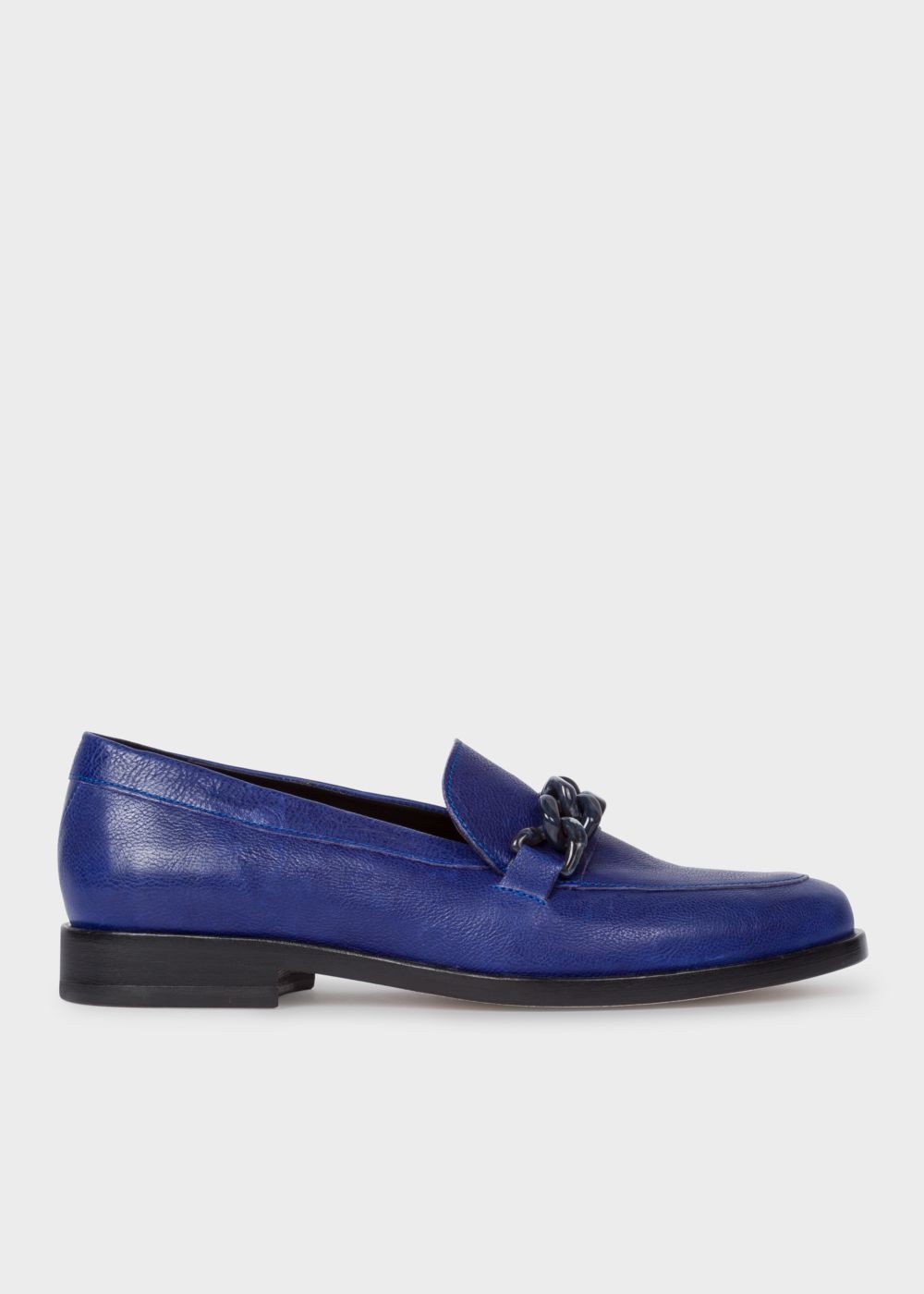 Paul Smith Women's Indigo Calf Leather 'cora' Loafers Shoes