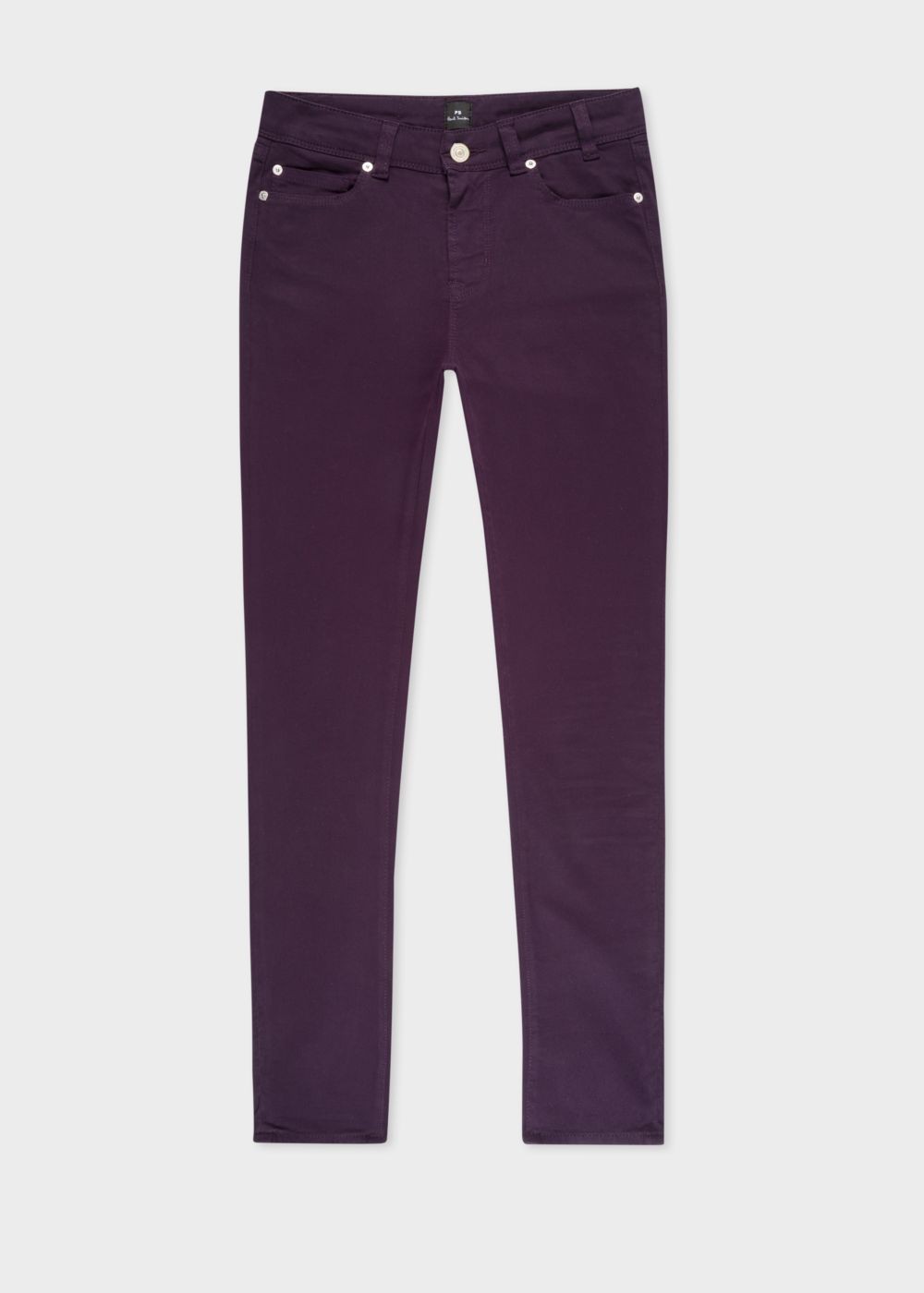 Paul Smith Lady's Skinny-Fit Aubergine Denim Jeans