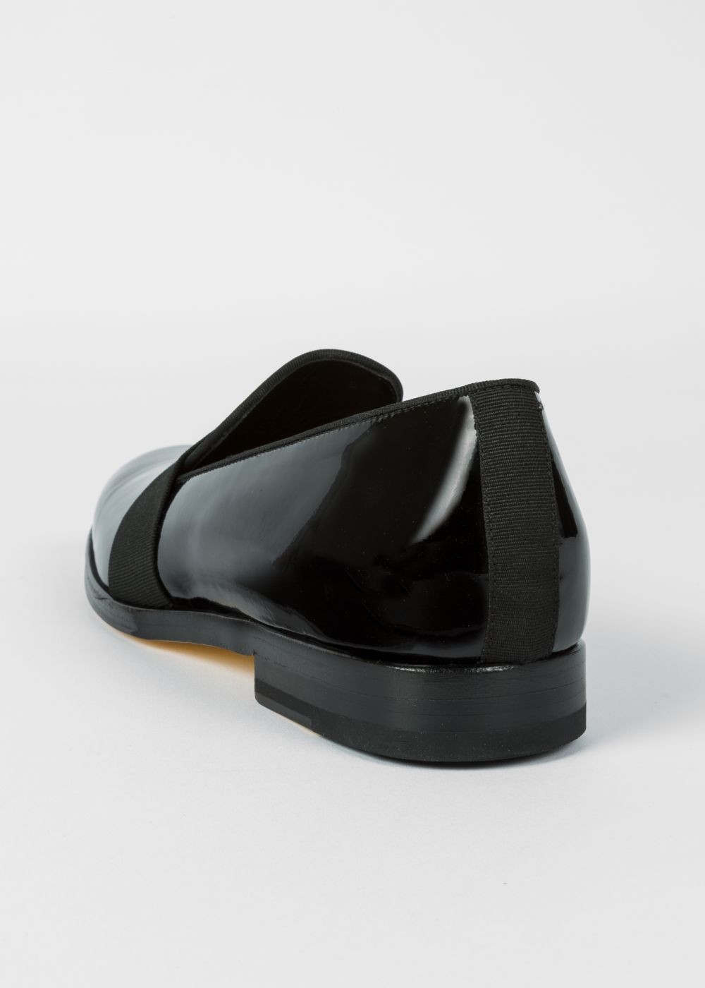 Paul Smith Mens's Black Patent Leather 'rudyard' Loafers Sneakers