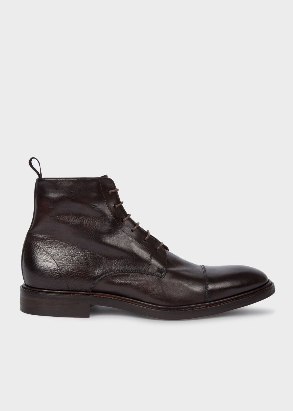 Paul Smith Men's Dark Brown Calf Leather 'jarMen' Boots