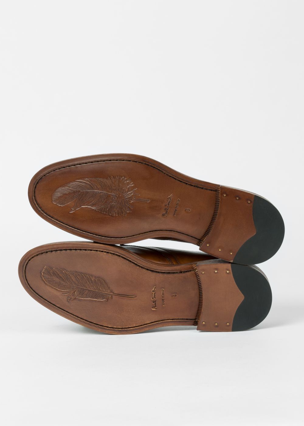 Paul Smith Mens's Tan Leather 'rosen' Derby Shoe