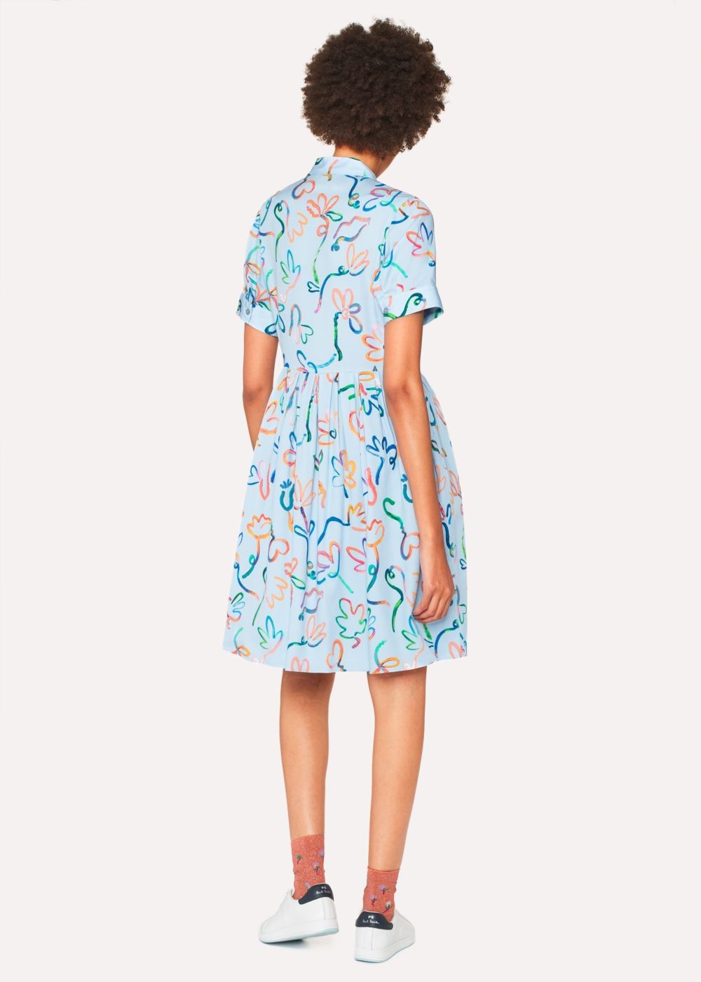 Paul Smith Womens's Light Blue 'acapulco' Print Tees Dress