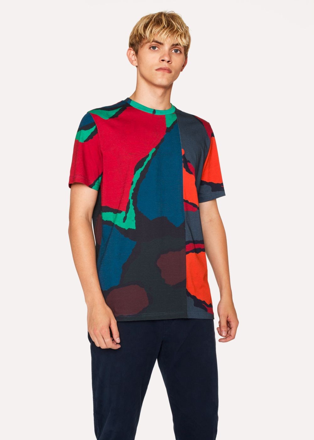 Paul Smith Men's Floral Camouflage Print T-Shirt
