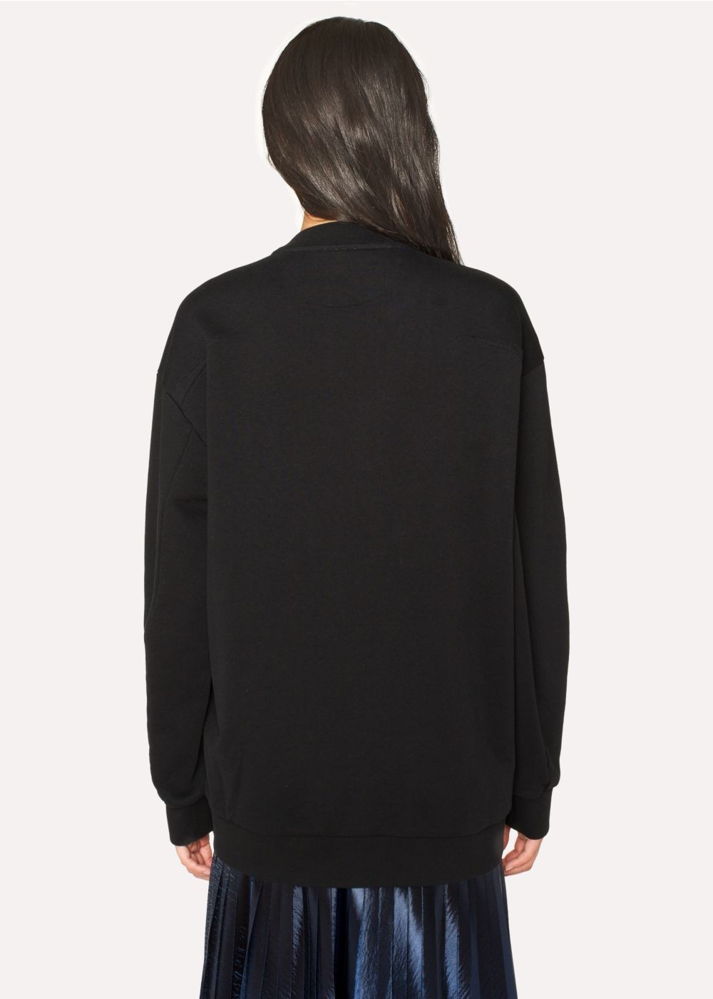 Paul Smith Women's Black 'dreamer' Embroidered Sweatshirt