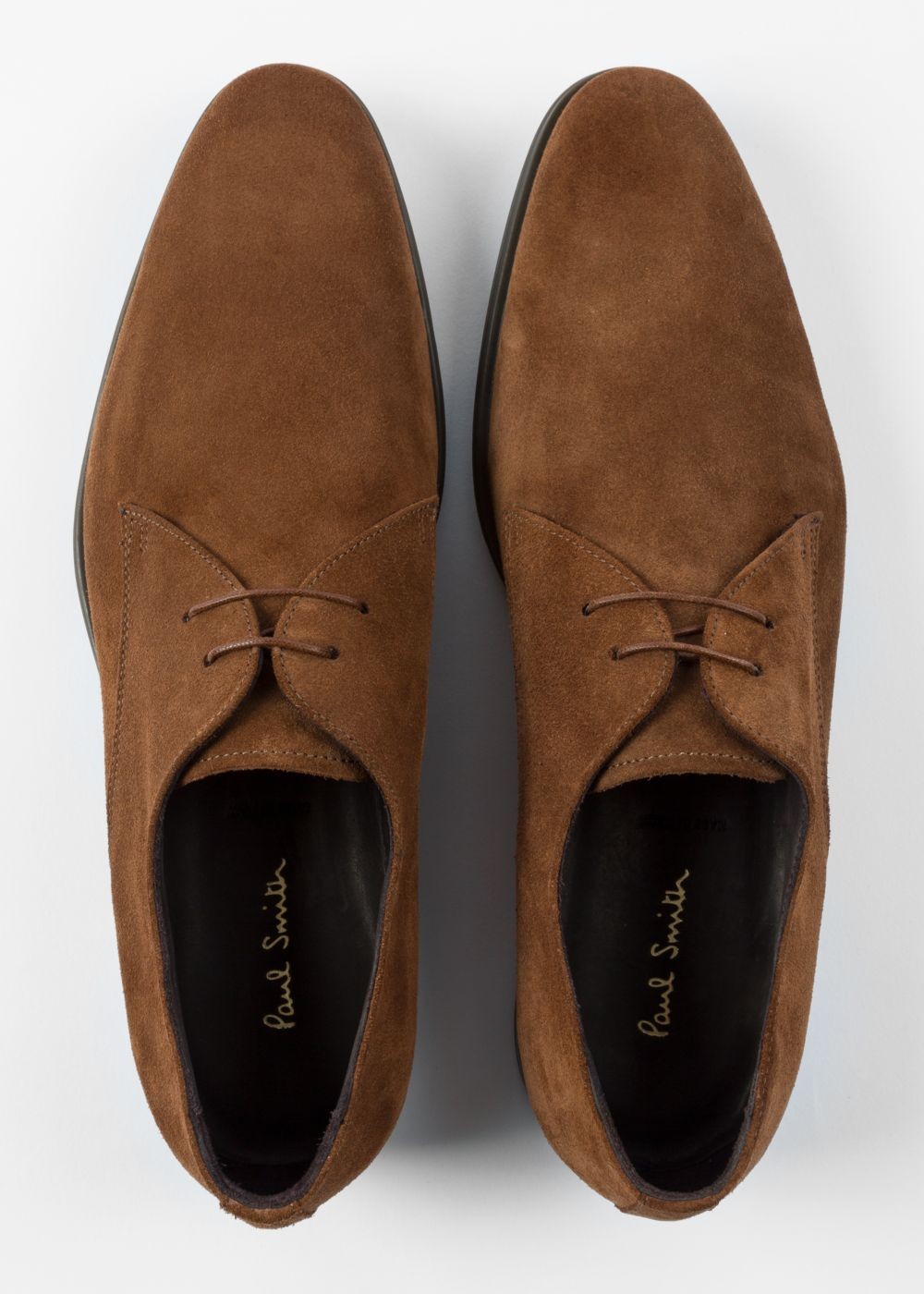 Paul Smith Men's Tan Suede 'coney' Derby Shoes