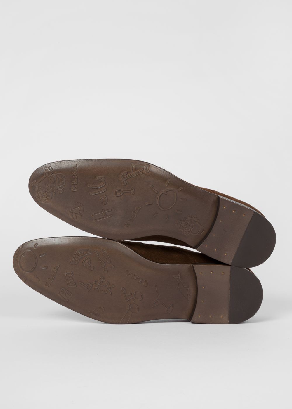 Paul Smith Mens's Chocolate Brown Suede Leather 'gould' Derby Shoe