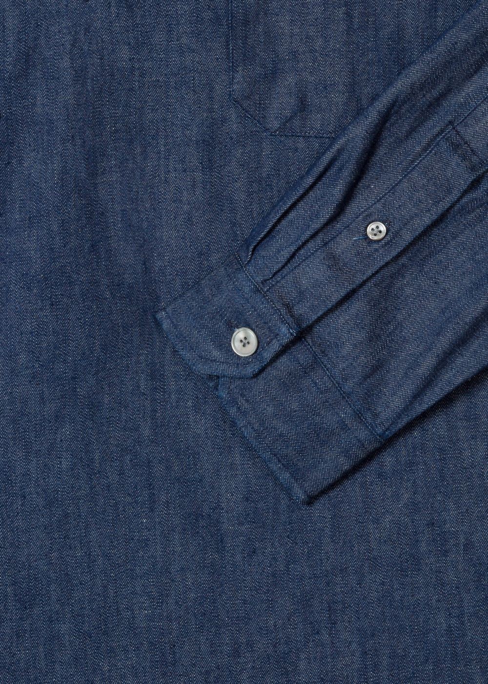 Paul Smith Men's Indigo-Rinse Denim Half-Zip Tshirt