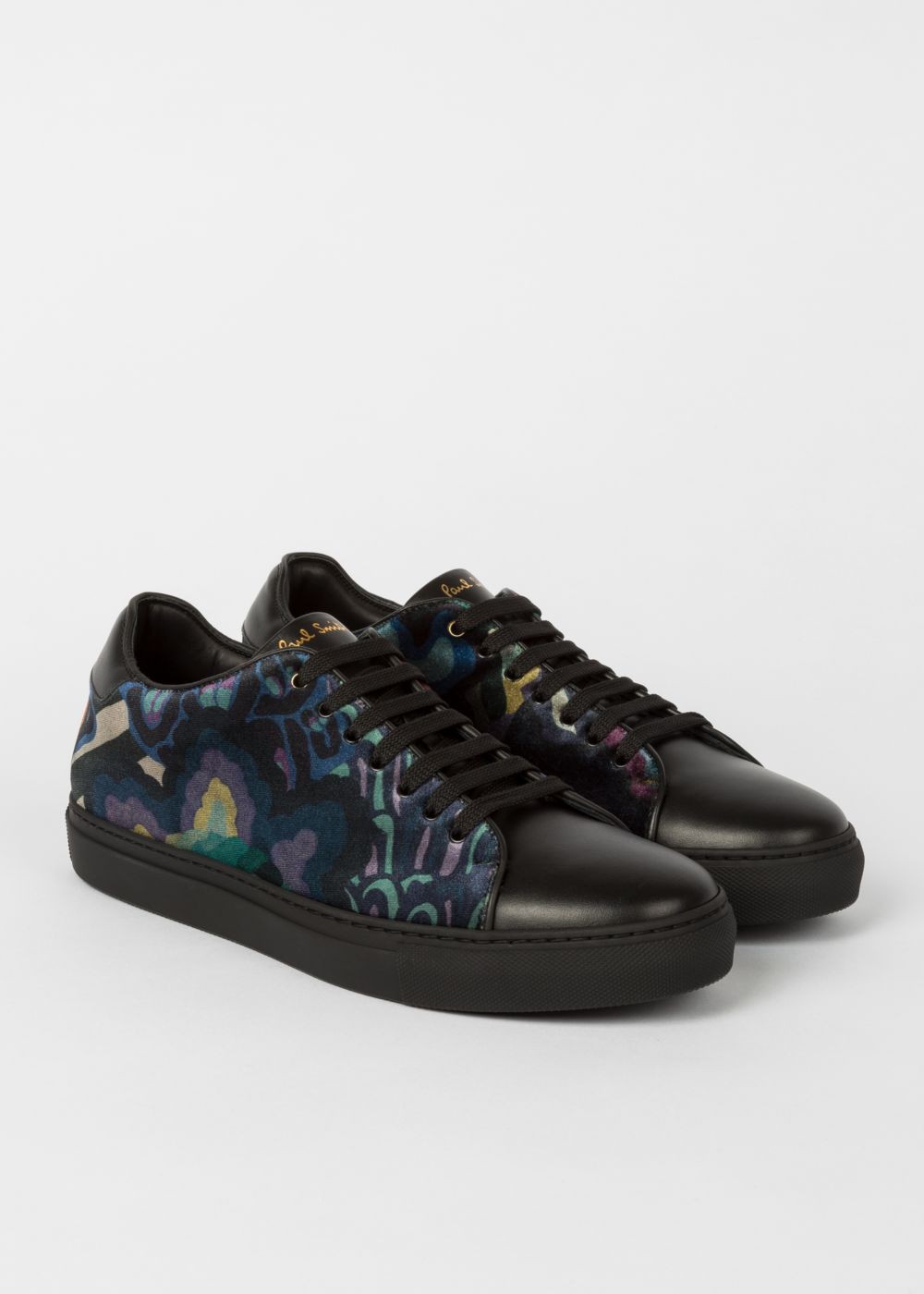 Paul Smith Mens's 'dreamer' Print Velvet 'basso' Shoes