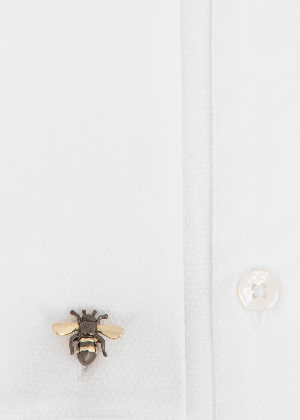 Paul Smith Men's Gold And Silver 'bee' Cufflinks Accessories