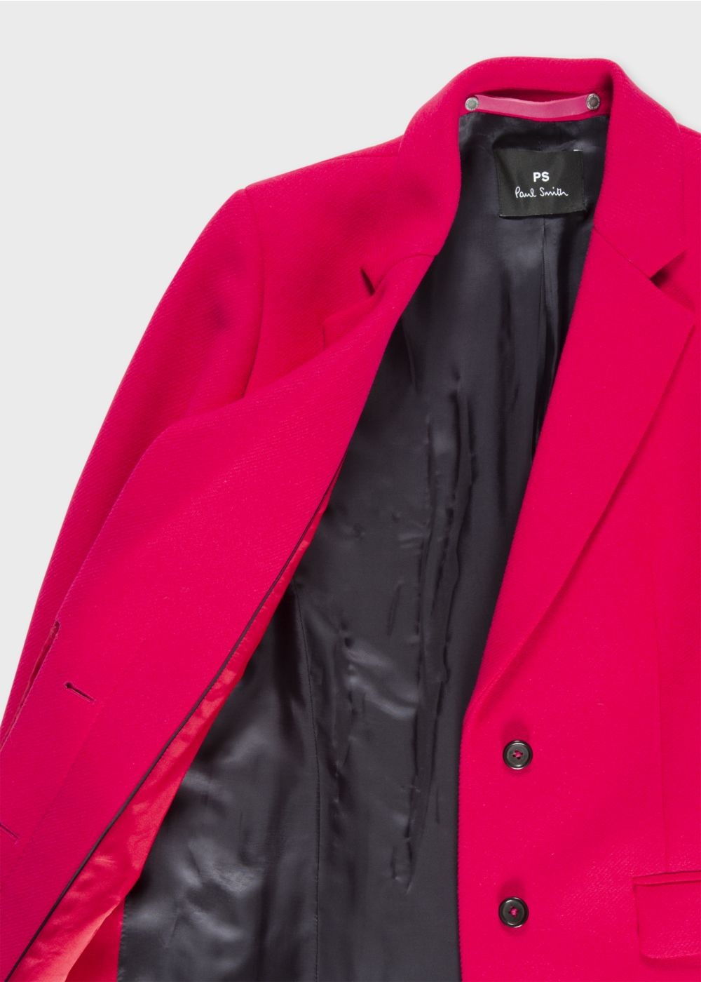 Paul Smith Women's Fuchsia Wool And Cashmere-Blend Epsom Jacket