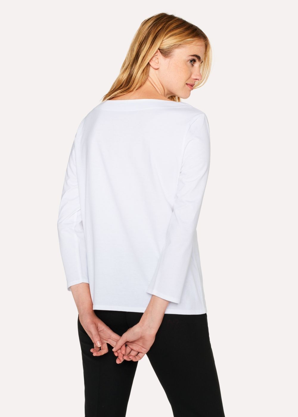 Paul Smith Womens's White 'hedgehog' Print Long-Sleeve T-Shirt