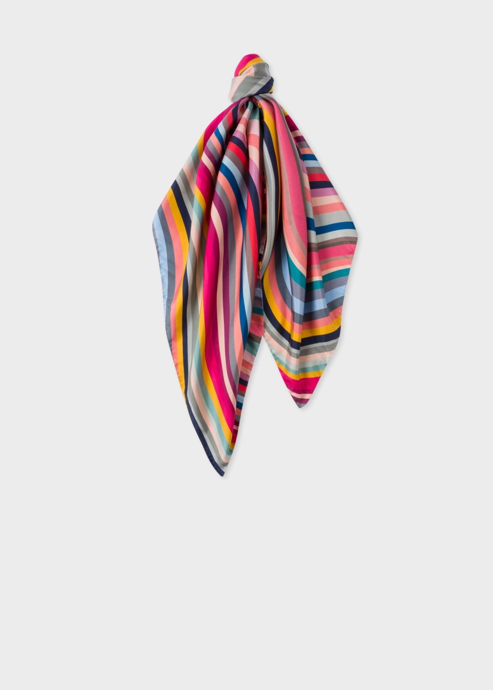Paul Smith Women's Multi-Colour 'swirl' Silk Square Scarf