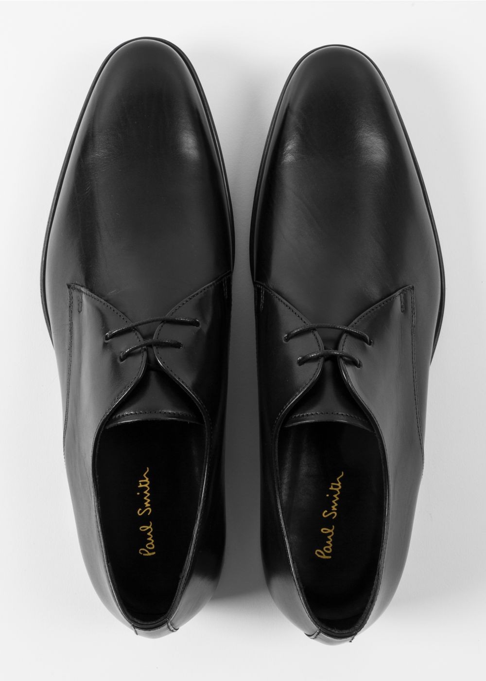 Paul Smith Mens's Black Leather 'coney' Derby Shoes