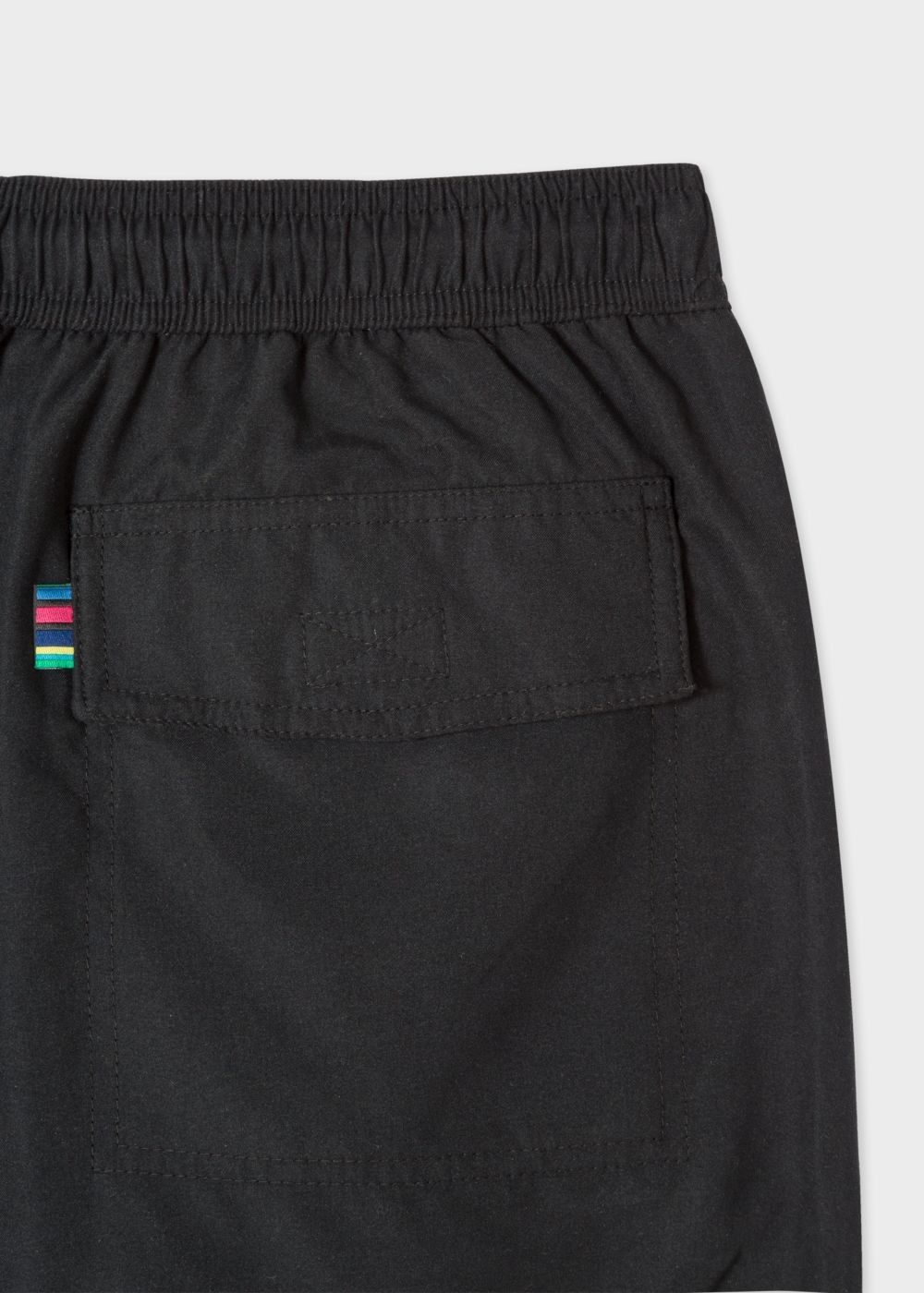 Paul Smith Mens's Black Zebra Logo Swim Shorts