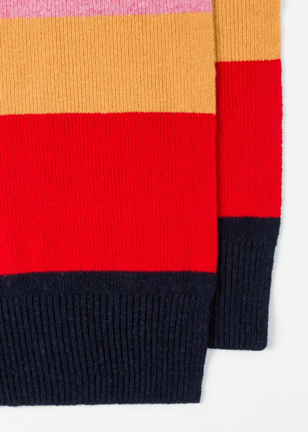 Paul Smith Women's Vintage Stripe Wool Knit Scarf