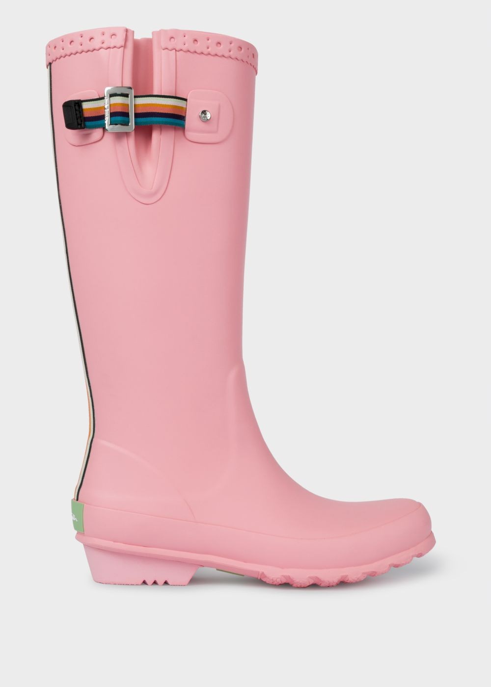 Paul Smith Lady's Pink Rubber 'idella' Wellington Boots