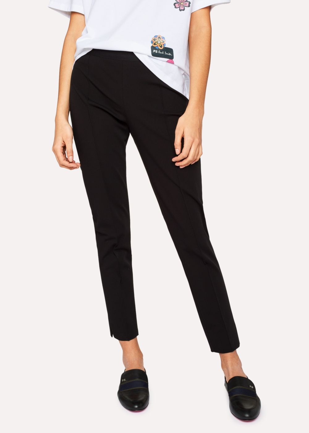 Paul Smith Women's Black Super-Stretch Skinny-Fit Pants
