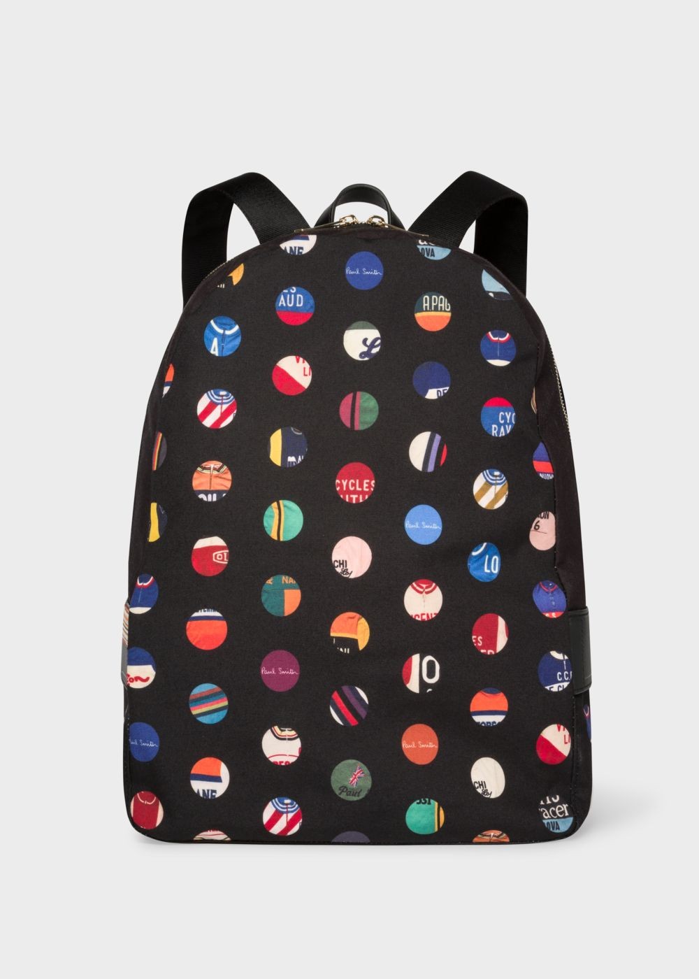Paul Smith Mens's 'cycle Dot' Print Canvas Backpack
