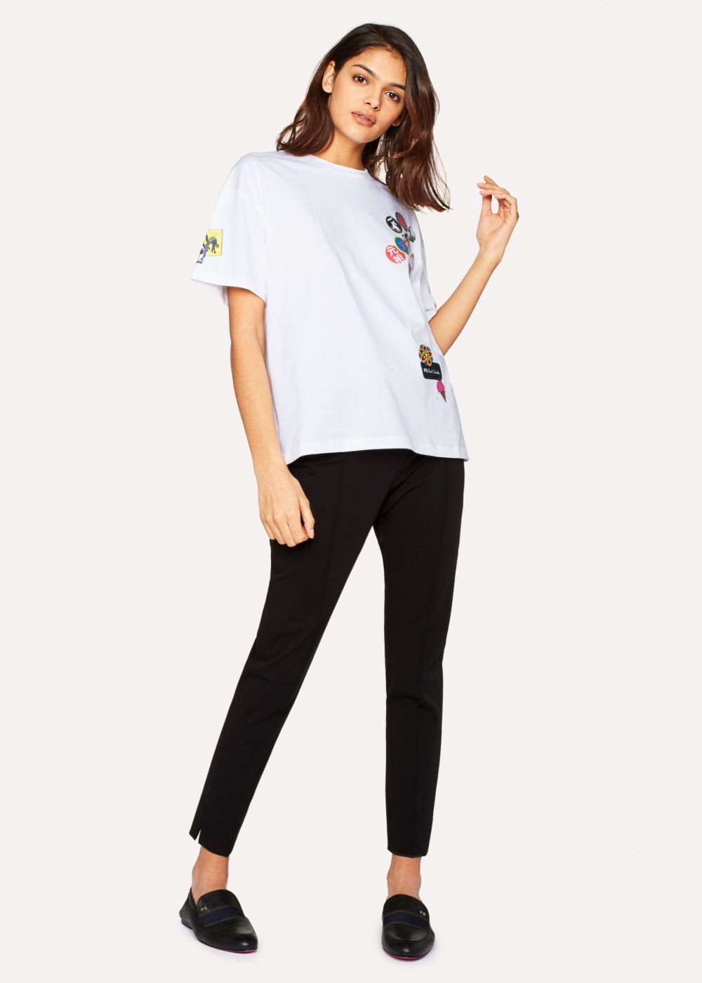Paul Smith Women's Black Super-Stretch Skinny-Fit Pants