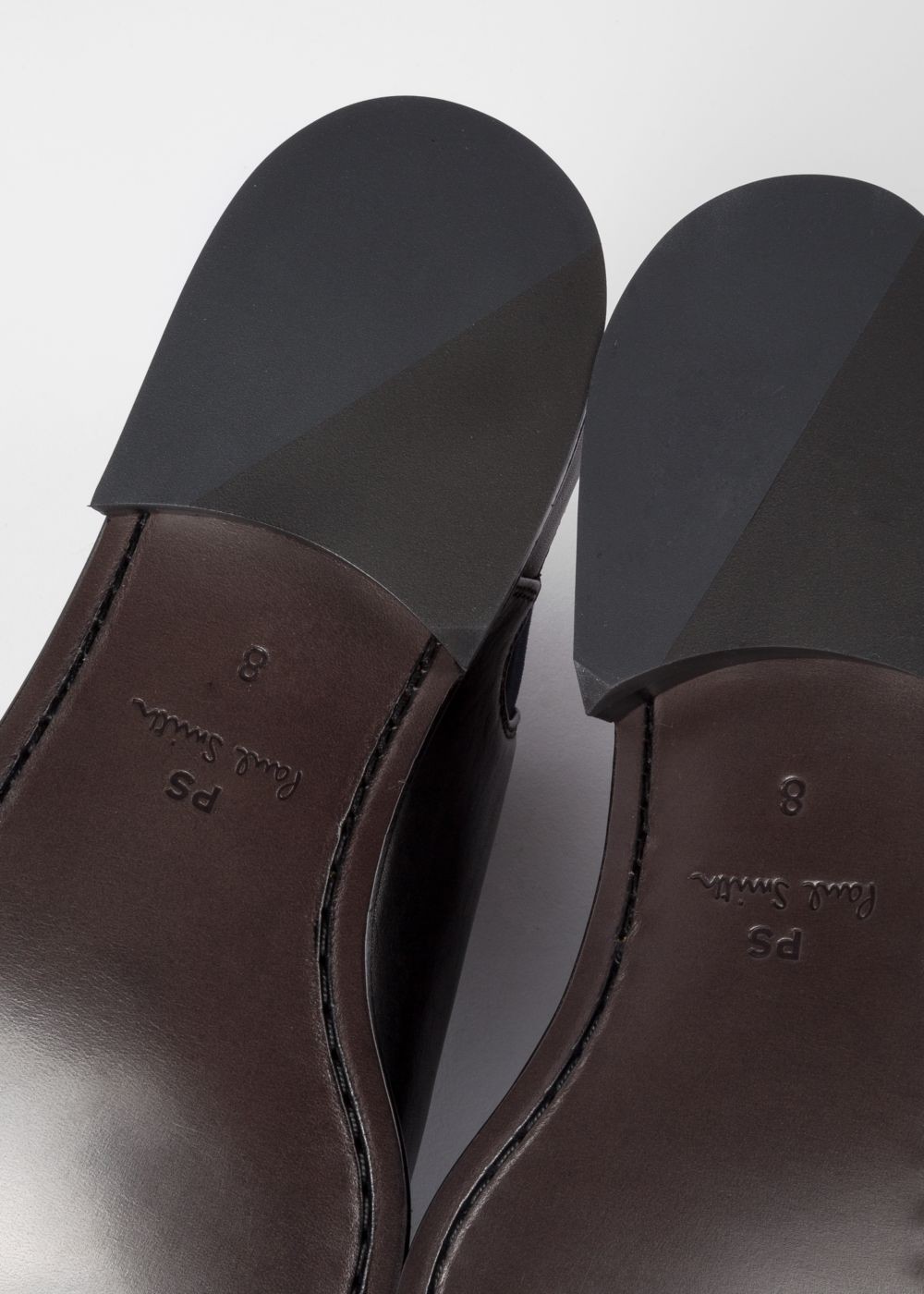 Paul Smith Mens's Black Smooth Calf Leather 'gerald' Chelsea Boots