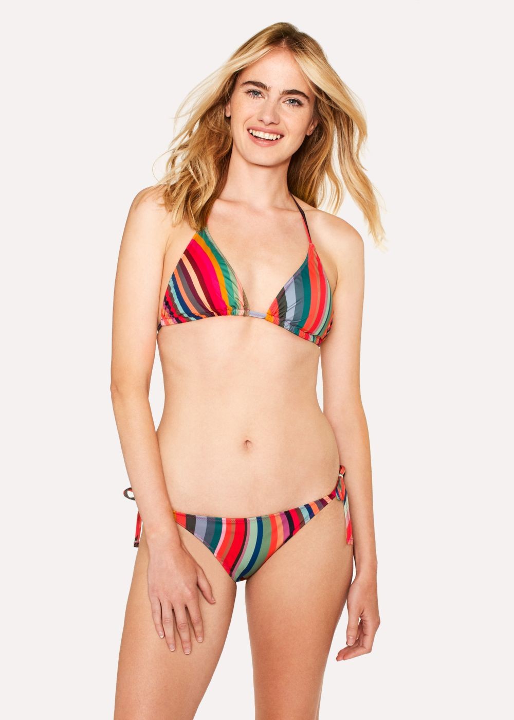 Paul Smith Women's 'swirl' Print Triangle Bikini Top