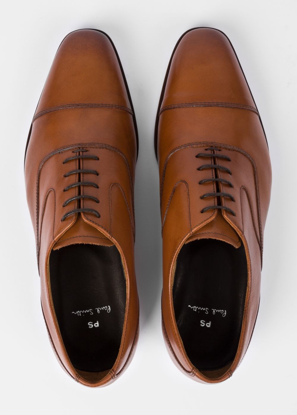 Paul Smith Men's Tan Leather 'tompkins' Oxford Sneaker