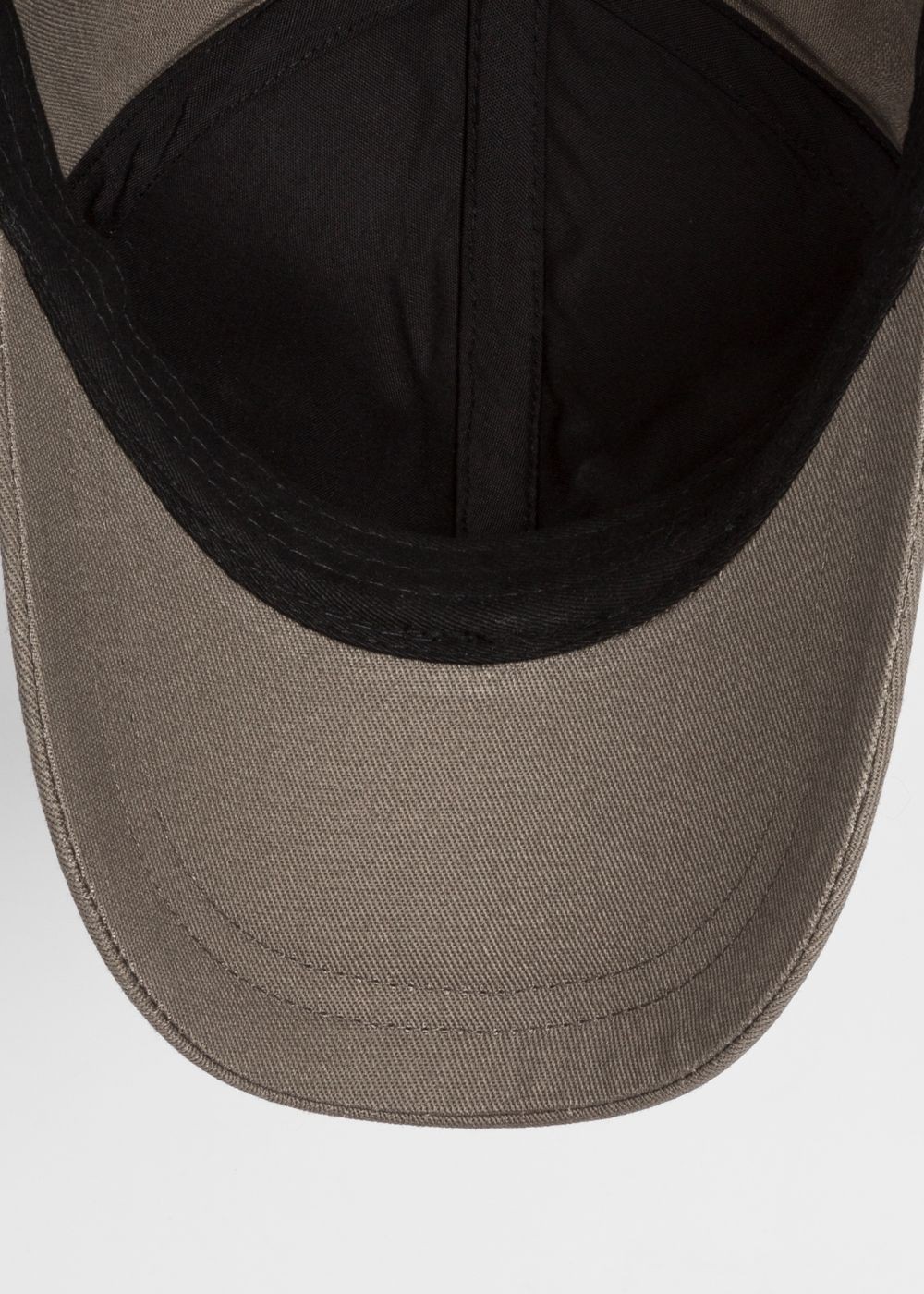 Paul Smith Men's Grey Cotton Zebra Logo Baseball Caps