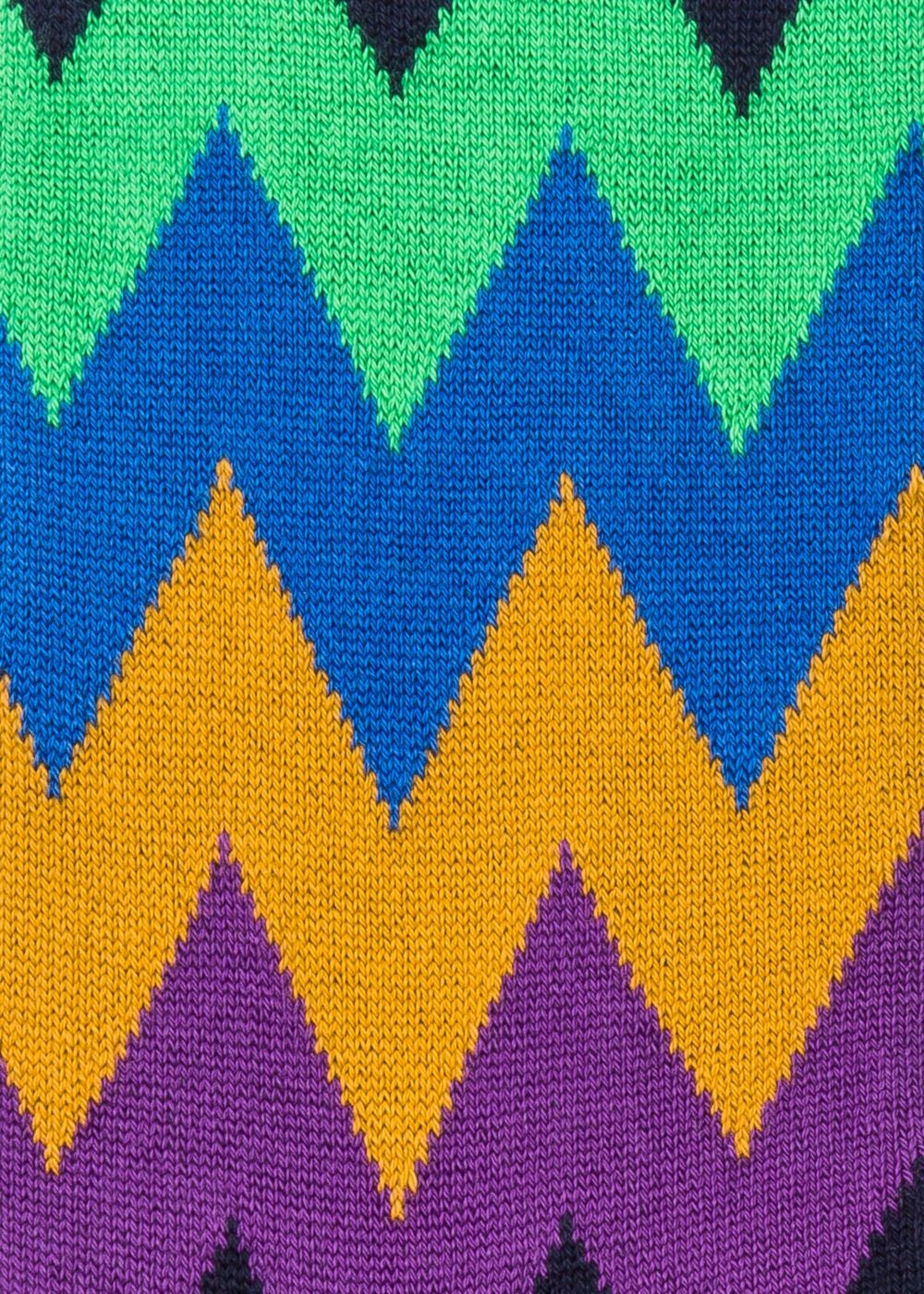 Paul Smith Mens's Navy Zig-Zag Stripe Socks