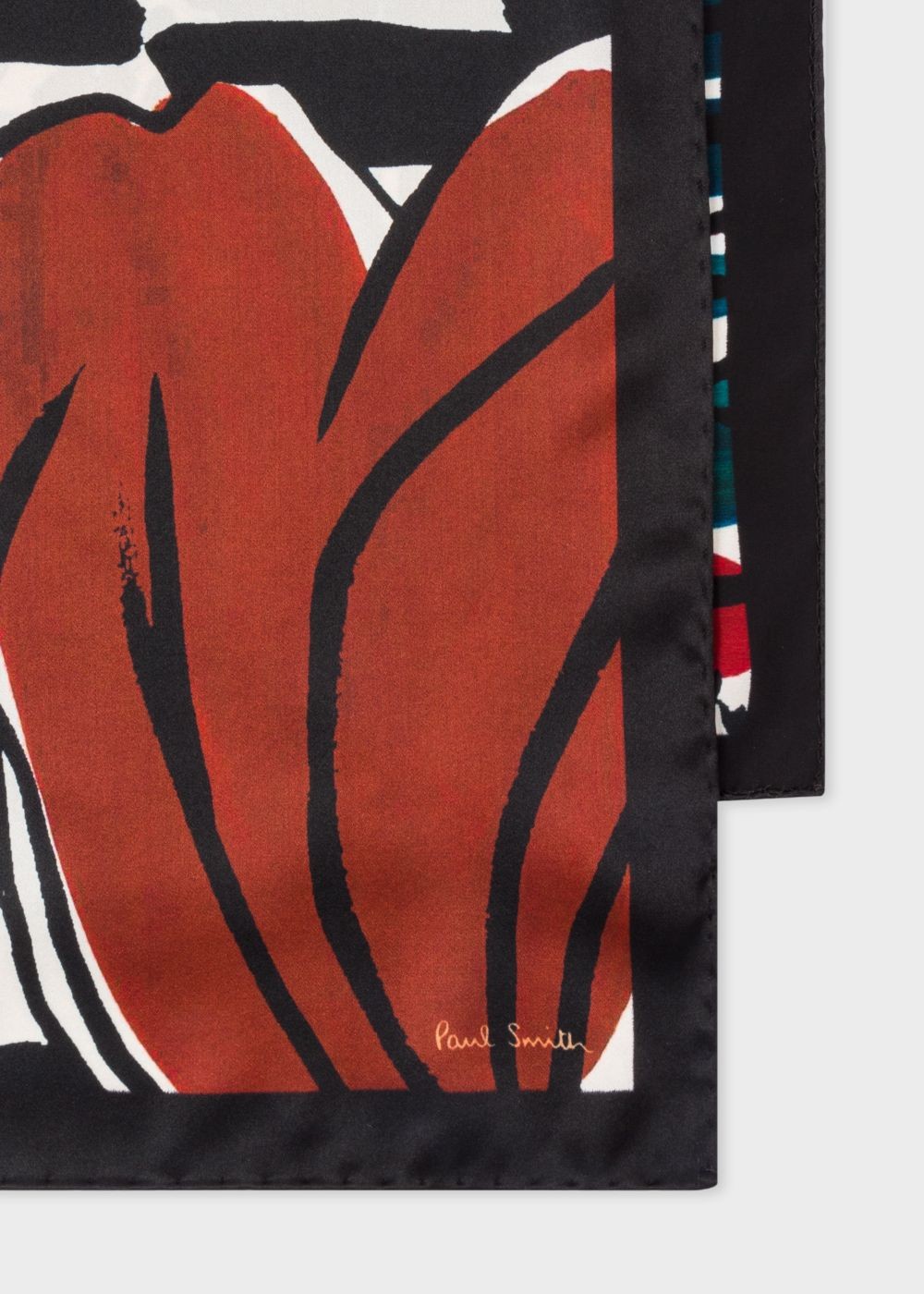 Paul Smith Women's Multi-Coloured 'villa Collage' Print Silk Square Scarf