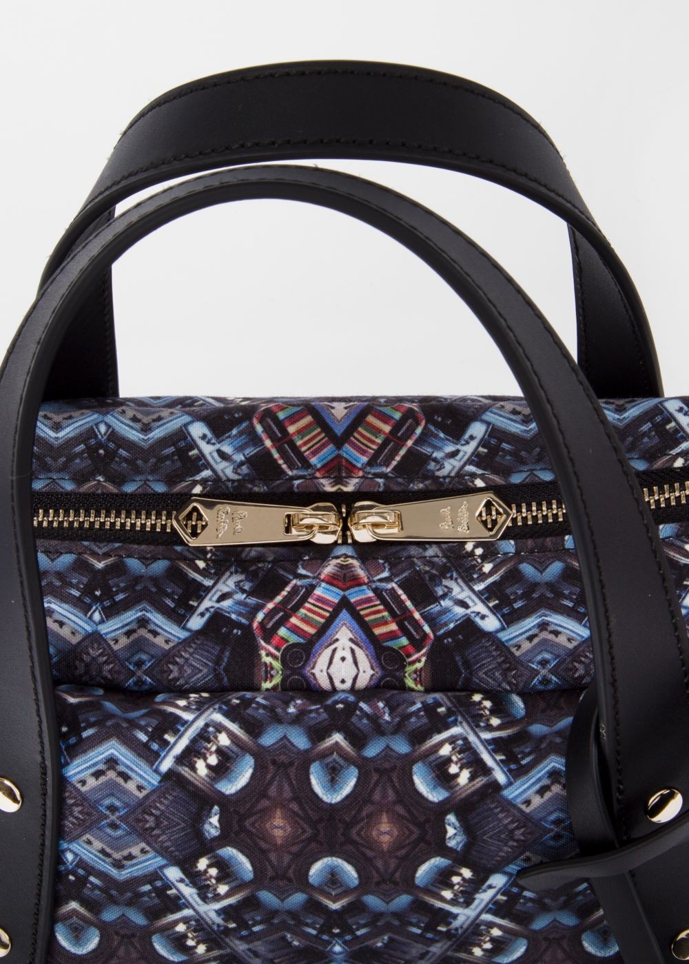 Paul Smith Mens's 'mini Kaleidoscope' Print Canvas Business Folio Accessories