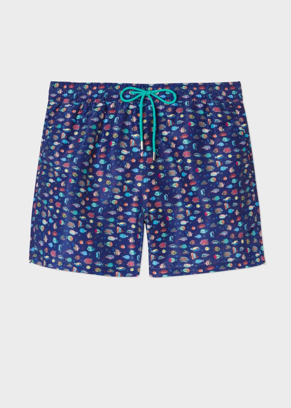 Paul Smith Men's Navy 'fish' Print Swim Shorts