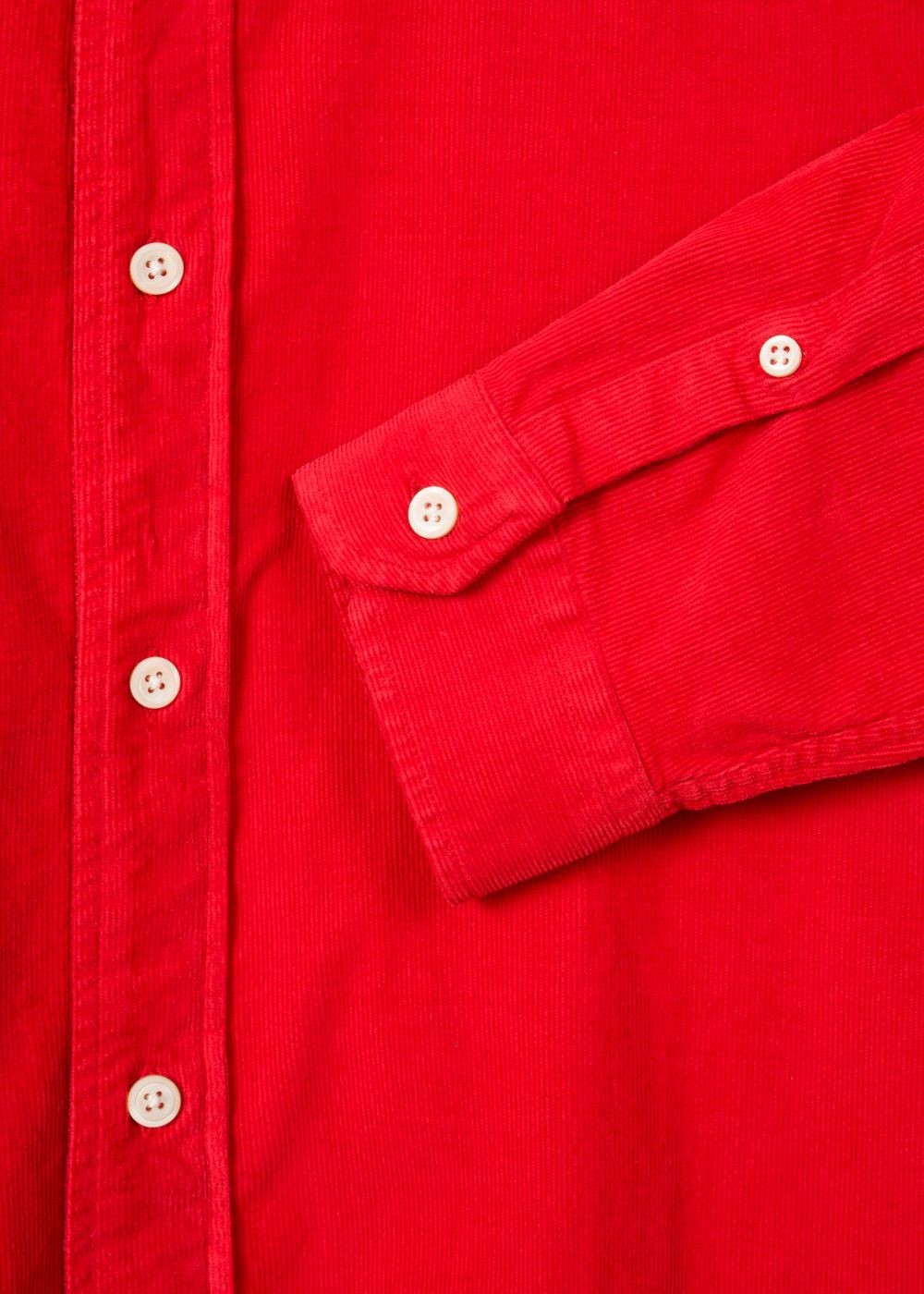 Paul Smith Men's Tailored-Fit Red Corduroy T-Shirts