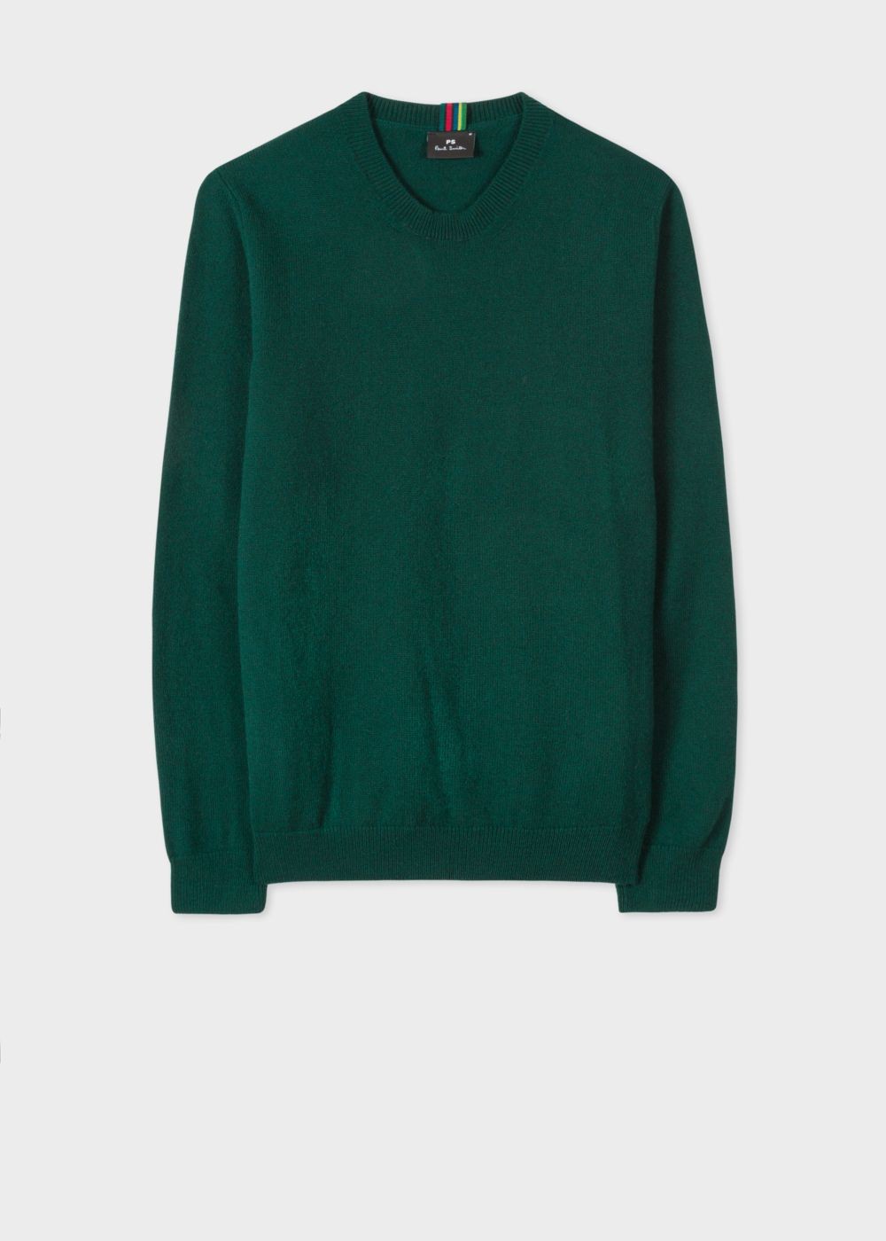 Paul Smith Men's Dark Green Lambswool Sweater
