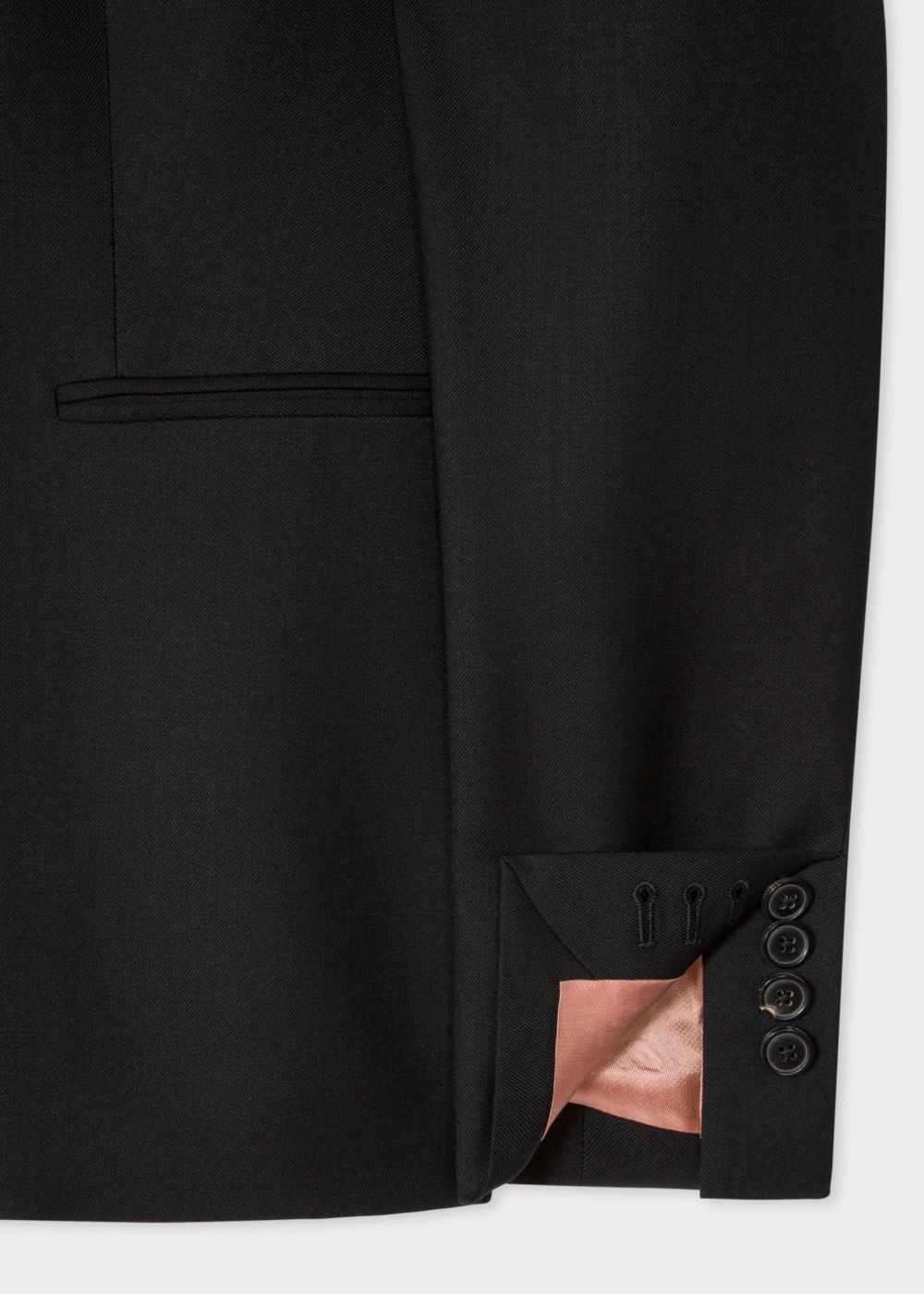 Paul Smith A Suit To Travel In - Lady's Black One-Button Wool Blazer