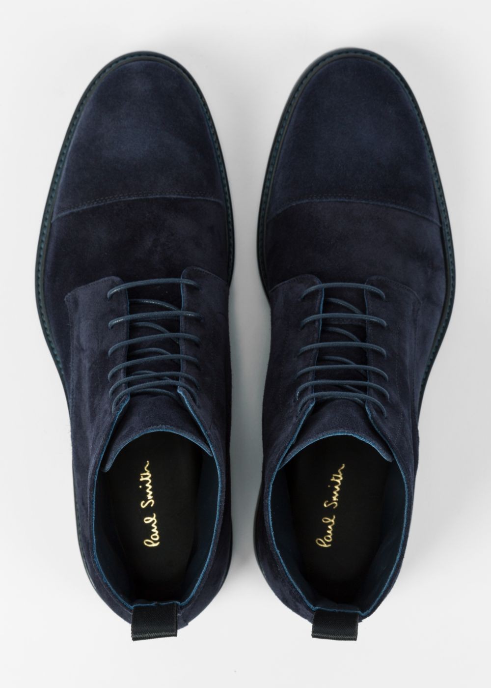 Paul Smith Men'S Navy Suede 'JarMen' Boots