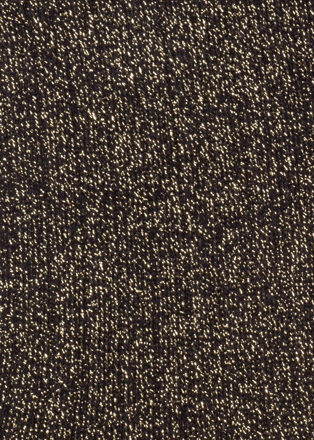 Paul Smith Women's Dark Grey Socks With Ribbed Gold Detail