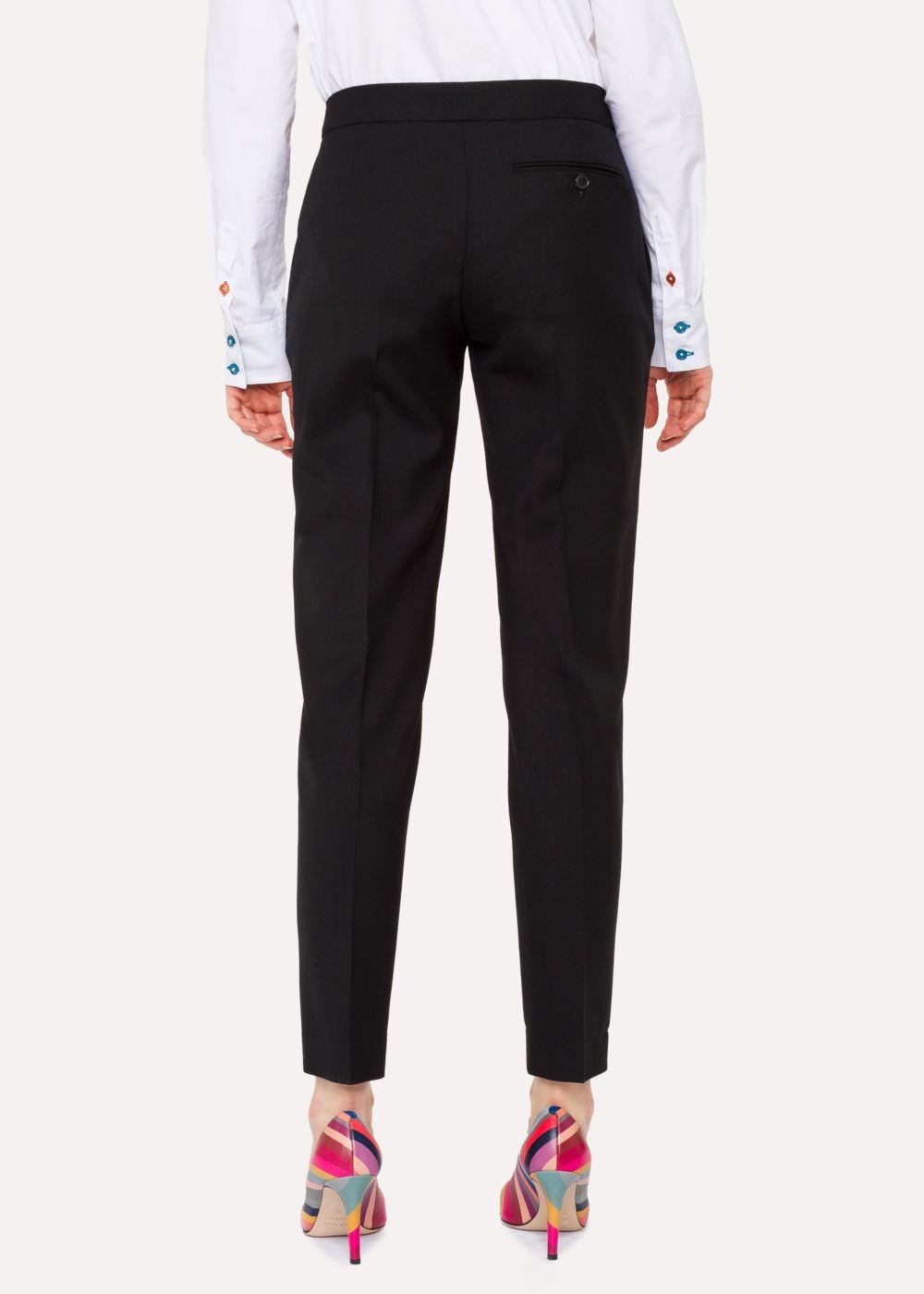Paul Smith A Suit To Travel In - Women's Classic-Fit Black Wool Pants