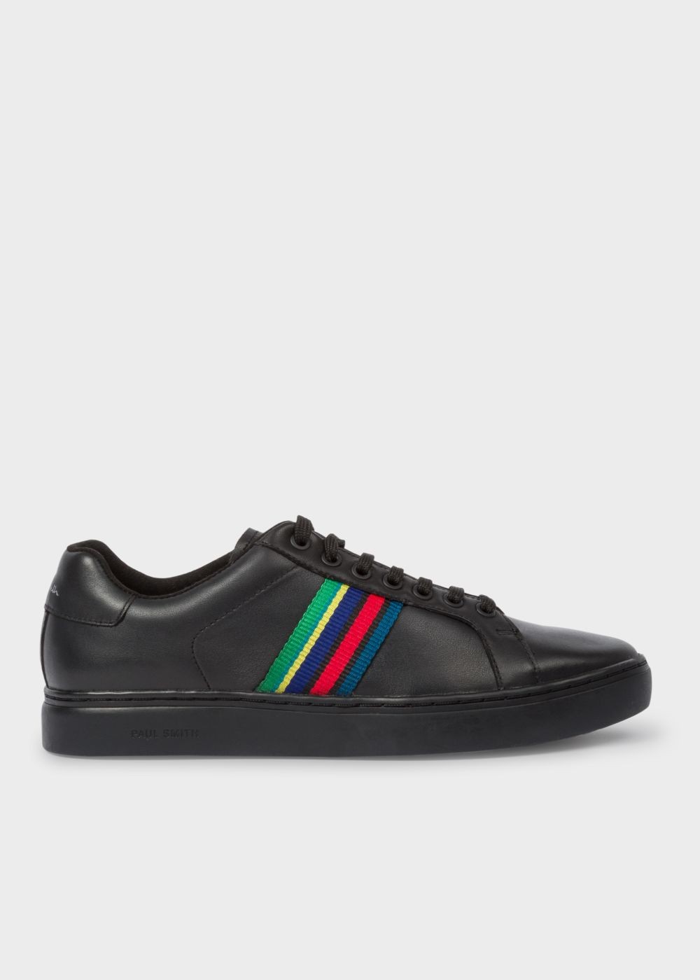 Paul Smith Men's Black Calf Leather 'lapin' Sneakers