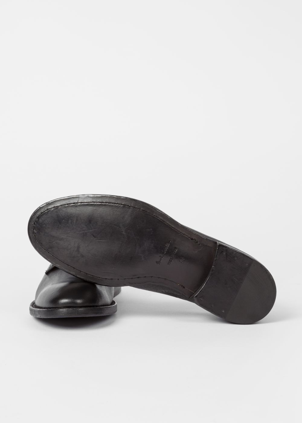 Paul Smith Women's Black 'chester' Leather Shoe