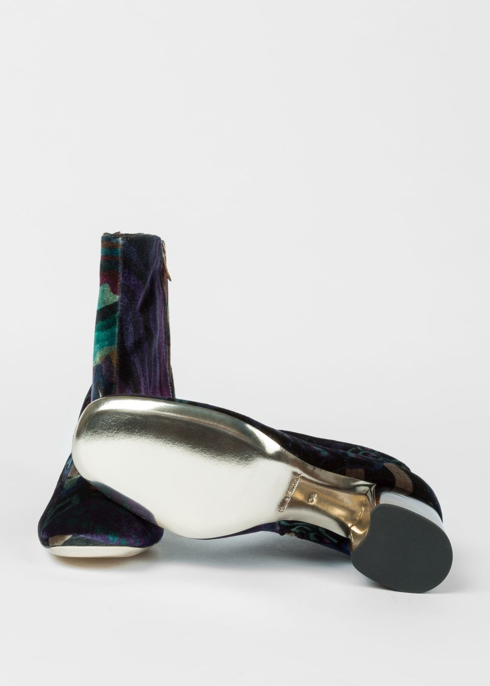 Paul Smith Women'S 'dreamer' Print Velvet 'Nira' Boots