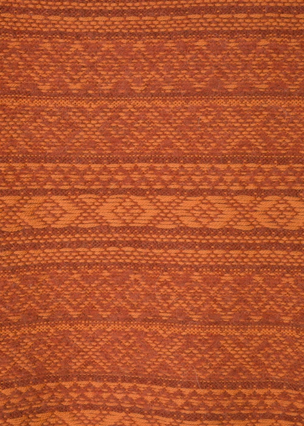 Paul Smith Men's Orange Fair Isle Wool-Blend Sweater