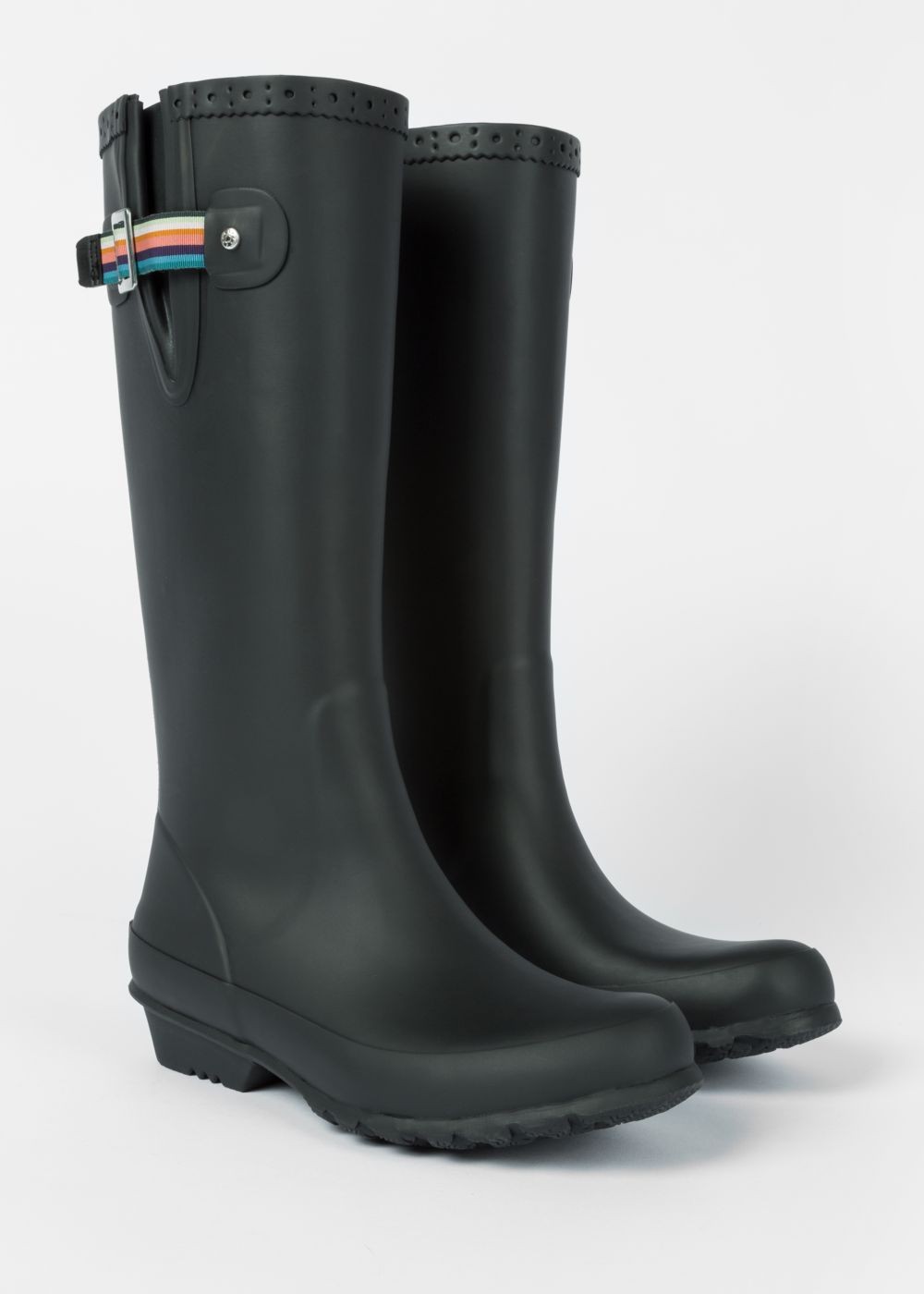 Paul Smith Women's Black Rubber 'idella' Wellington Boots