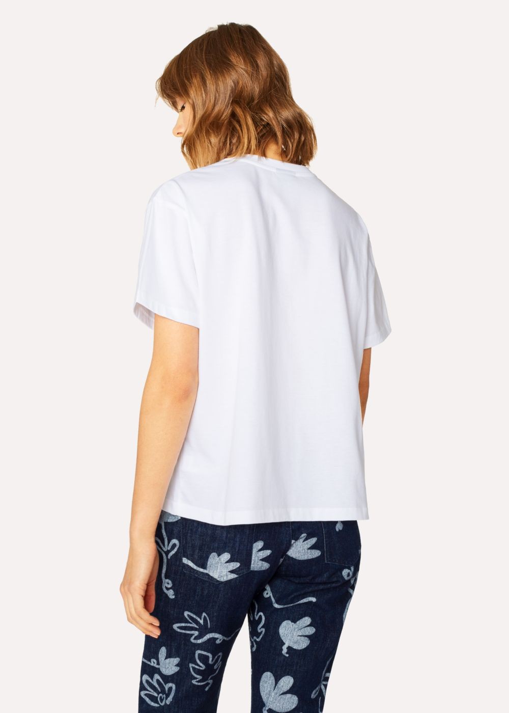 Paul Smith Women's Large 'dino' Print Cotton Shirt