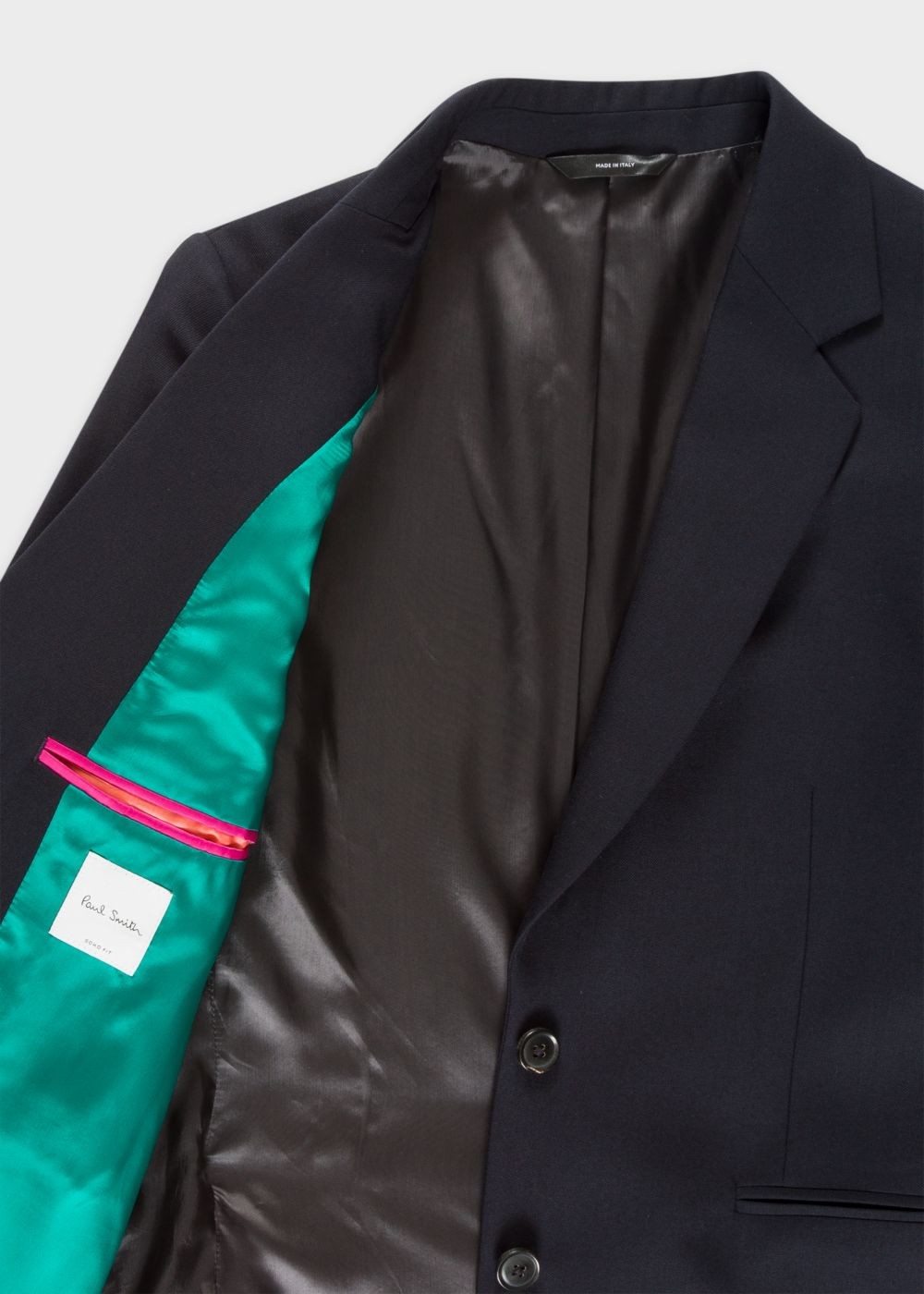 Paul Smith A Suit To Travel In - Womens's Dark Navy Two-Button Wool Blazer
