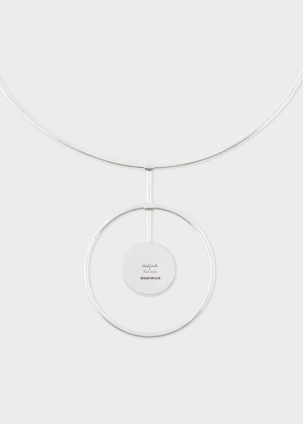 Paul Smith Rachel Entwistle + Paul Smith - Sterling Silver Loop Necklace With Blue Lapis Lazuli Stone Accessories Women