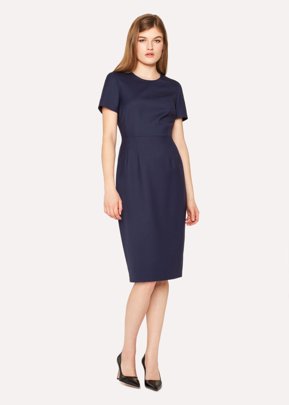 Paul Smith Lady's Navy Wool-Twill 'a Dress To Travel In'