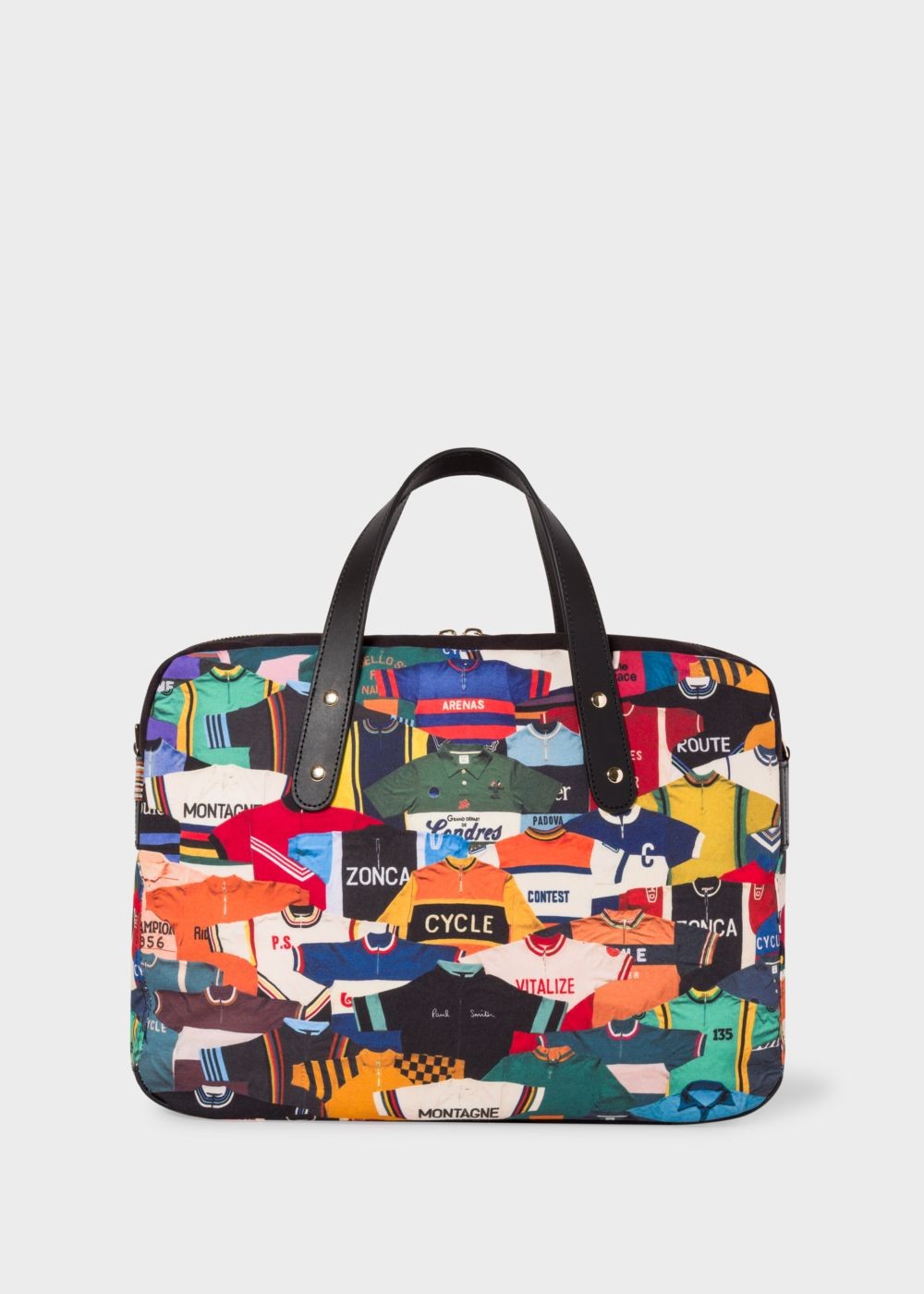 Paul Smith Men's 'cycling Jerseys' Print Canvas Business Folio Accessories