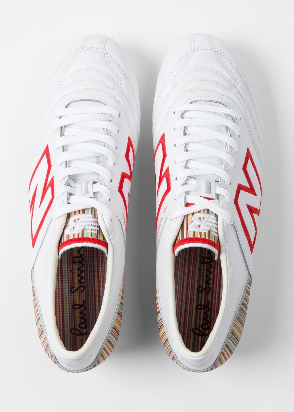 Paul Smith Balance + Paul Smith - Men's White Miuk-One Football Boots