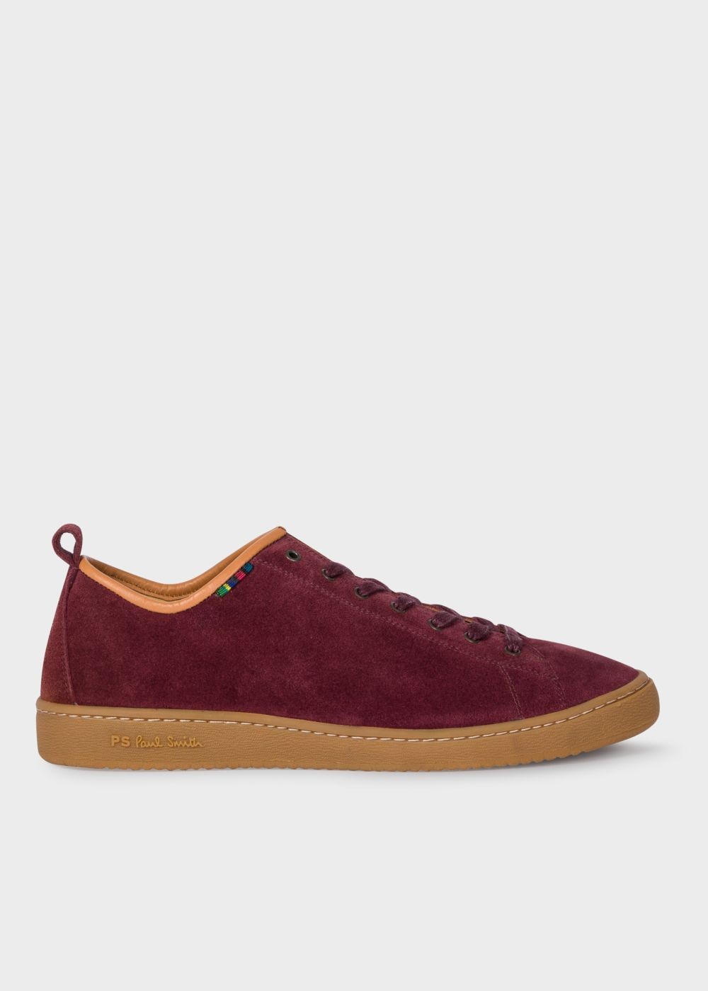 Paul Smith Men's Bordeaux Suede 'miyata' Shoe